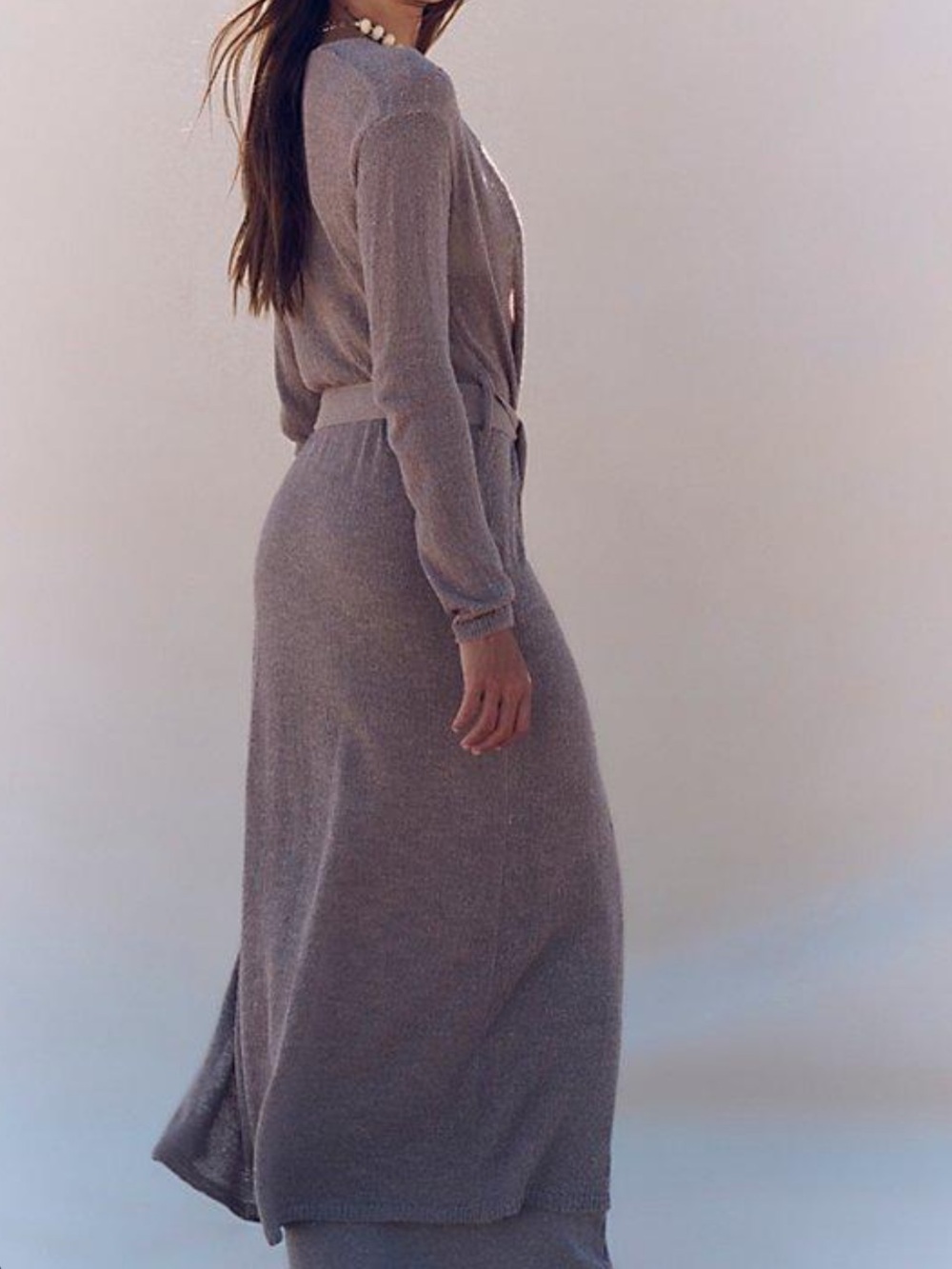 Free People Free-est Lottie Duster Cardigan in Tan | NWT
